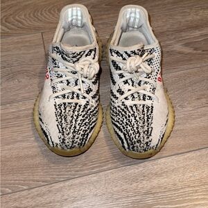 Yeezy Boost 350 V2 Cream/Black with Red Accent